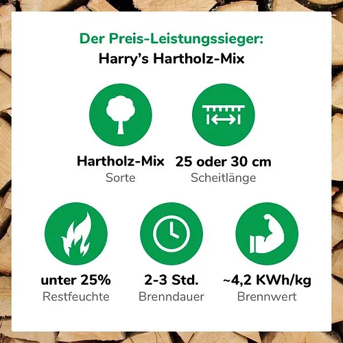 PINI KAY Briquettes de hêtre Premium 480kg – Image 5