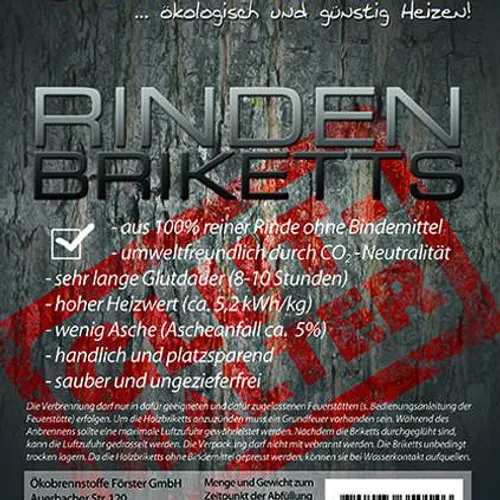 Briquettes d'écorce RUF 430 kg – Image 3