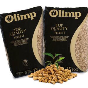 Granulés de bois Olimp 6 mm ENplus-A1, palette de 65 x 15 kg