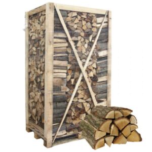 Bois de chauffage, mélange de bois dur sur palette